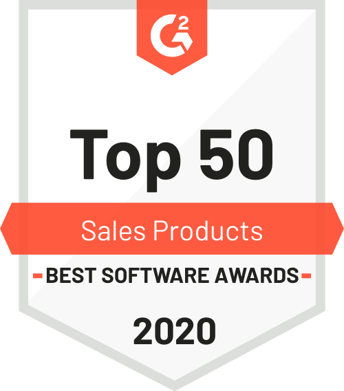 G2 Top 50 Sales Products of 2020
