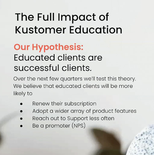 Customer Education Progam