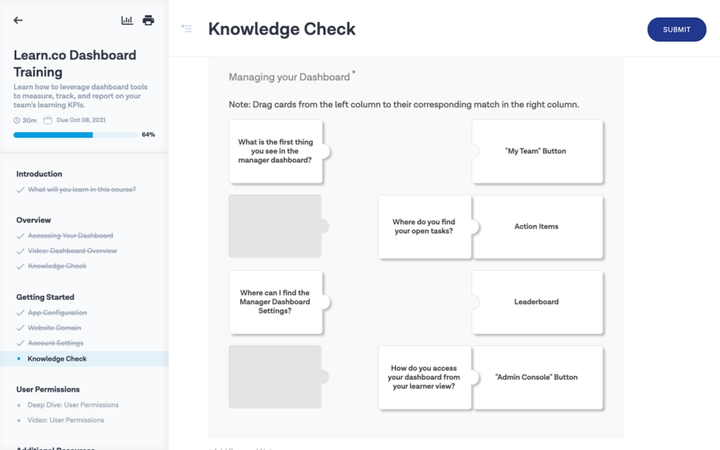 Built-in Quizzing