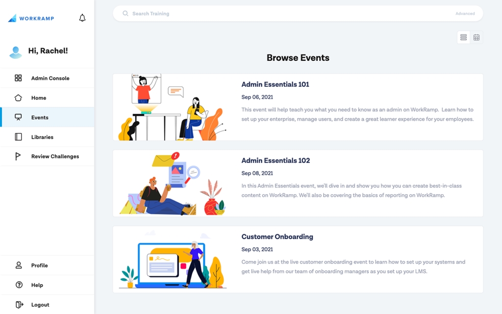 Events Catalog