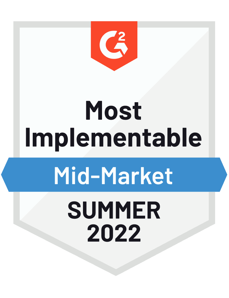 G2 Crowd Winner - Most Implementable - Banner