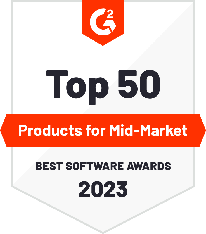 WorkRamp on G2's Top 50 Best Software Awards 2023
