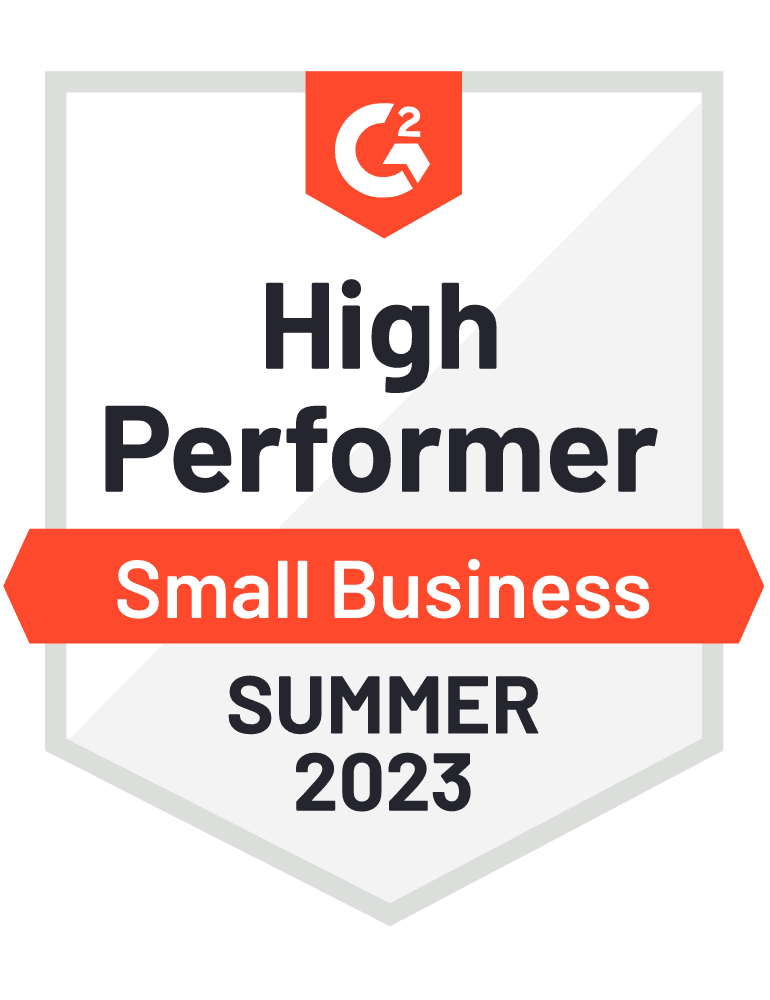 G2 High Performer Summer 23 Enterprise Category