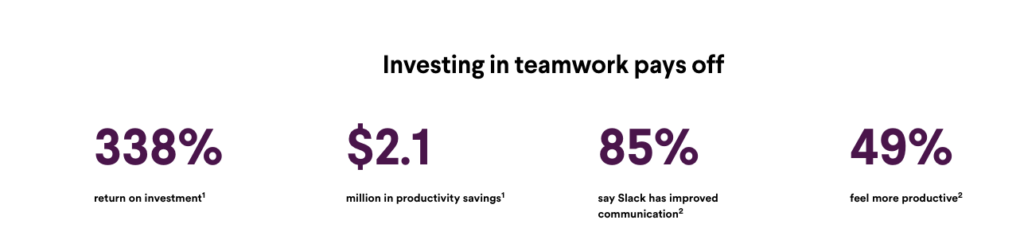 slack benefits